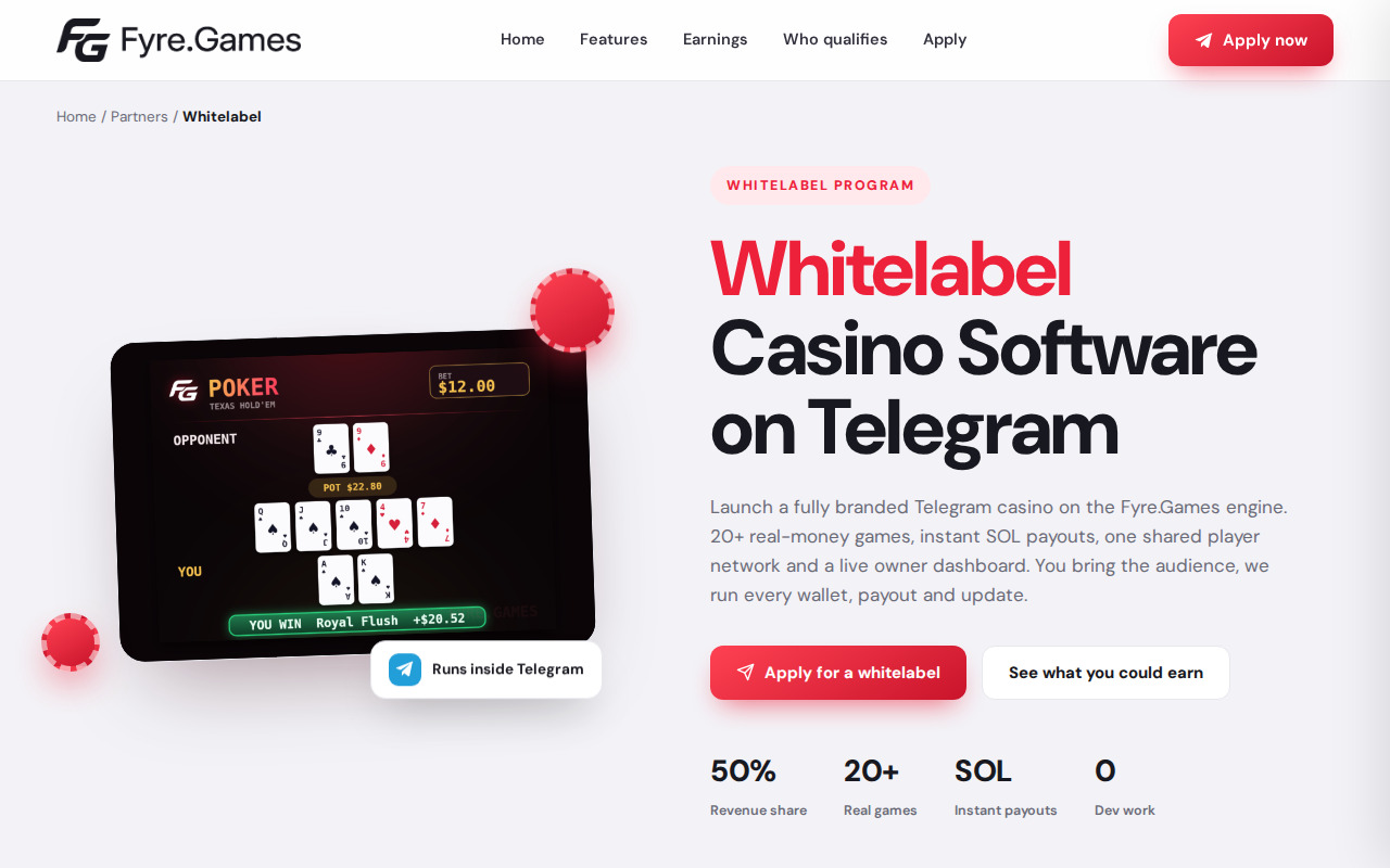 Whitelabel Landing White